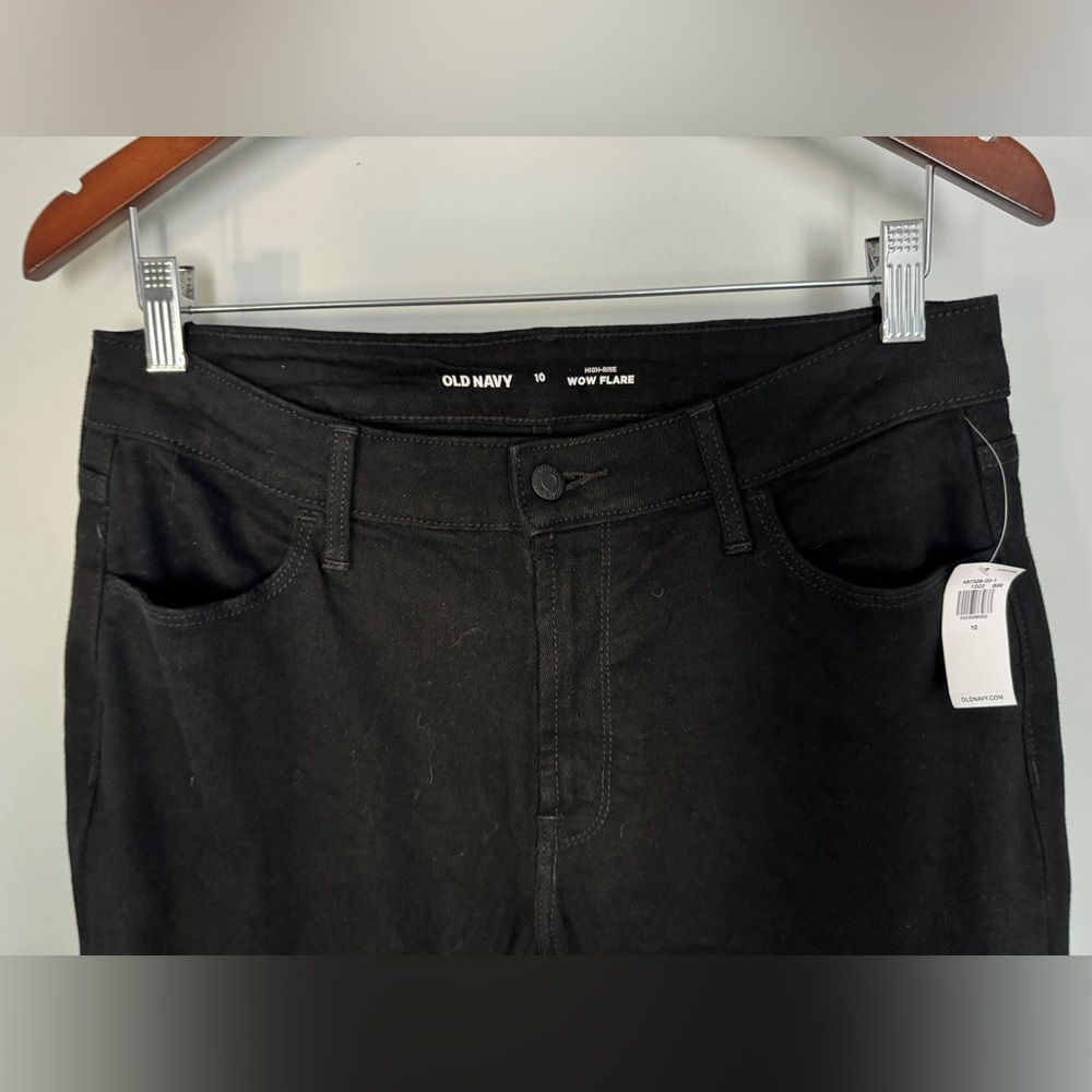 Old Navy Black High Rise Flare Jeans